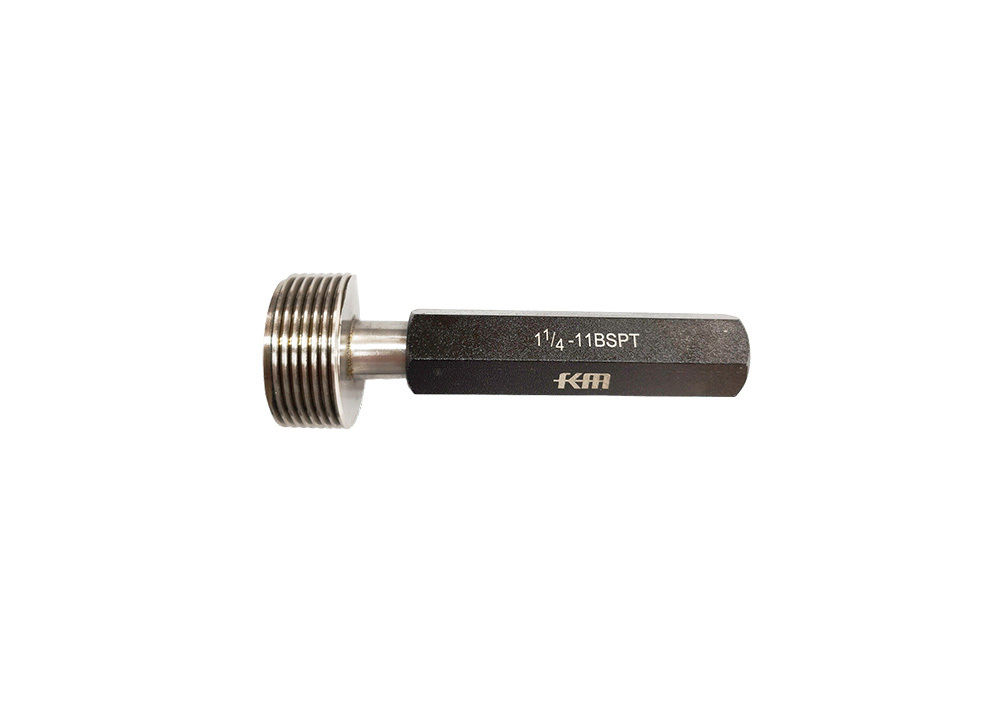 1" 1/4-11 BSPT Thread Plug Gauge for Measuring Tapered Pipe Threads in British Standard