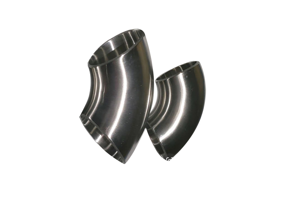 Hygiene Food Grade Welded Elbow Titanium 90 Degree Elbow Sanitary Fittings