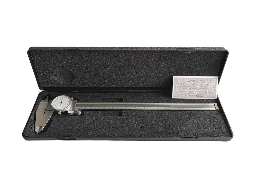 Precision Ground 0-300mm Dial Caliper With Depth Gauge And Step Measurement