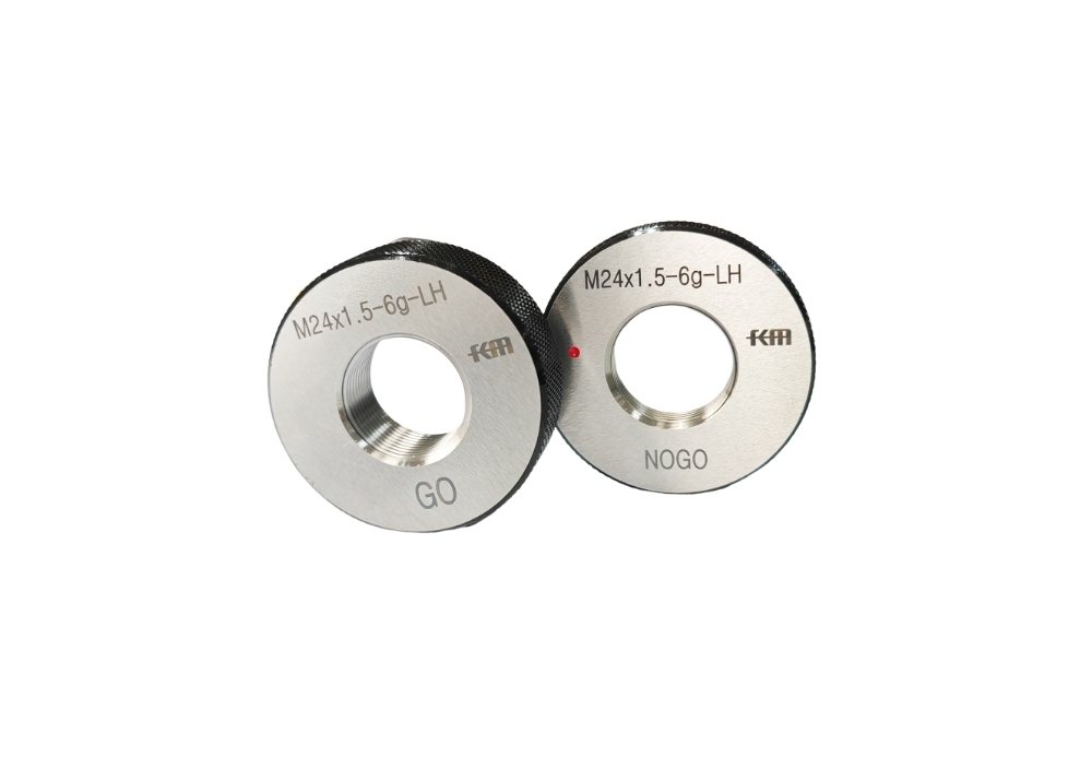 Left Hand M24X1.5 Metric Thread Ring Gauge with 6g Accuracy for Accurate Thread Checking