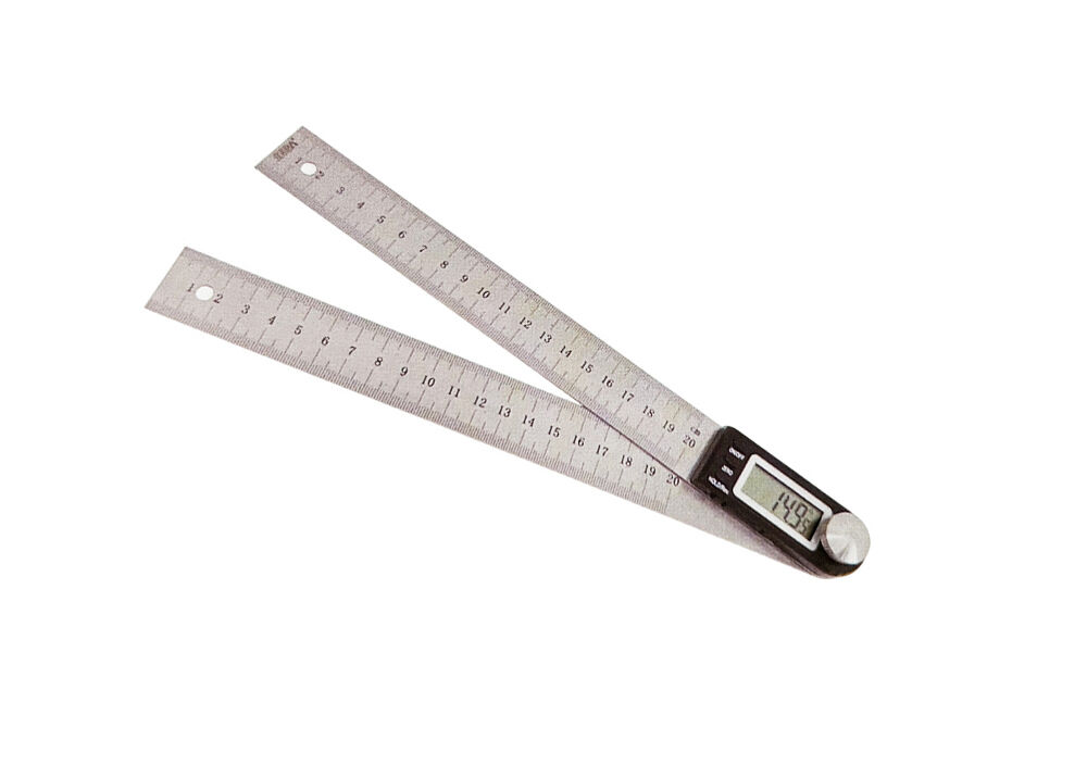 0-360° Electronic Digital Protractor with 0.05° Resolution ±0.2° Accuracy 200mm Blades Optional