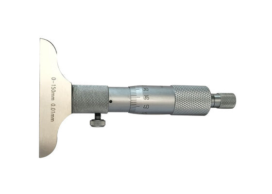 Micromètre à jauge de profondeur de 0 à 150 mm avec extrémités de mesure sphériques et plates