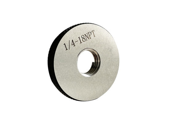 1/4-18 NPT Taper Pipe Thread Ring Gauge pour l'inspection des fils NPT et NPTF
