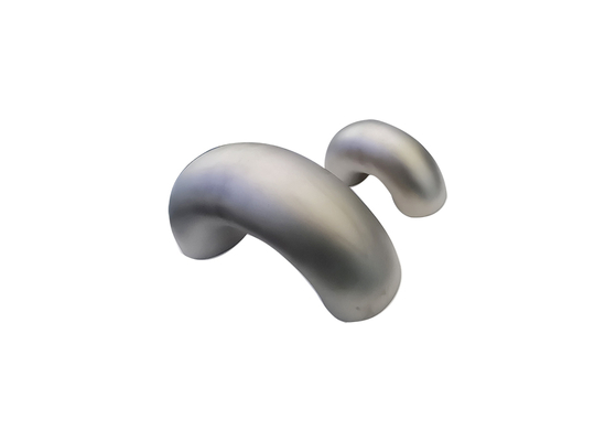 Pipe en titane à courbure de retour à long rayon avec désignation de matériau TA1/TA2/TA9/TA10/GR1/GR2/GR7/GR12/N5/N6