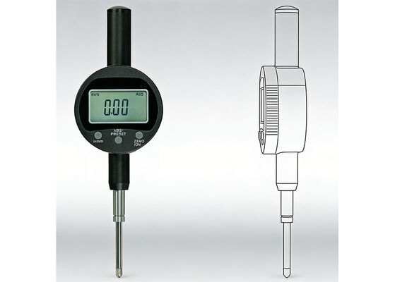 Jauge électronique de haute précision et de performances stables, plage de 0 à 25,4 mm, avec sortie de données pour l'inspection QC