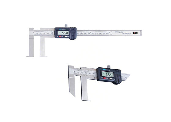 Stainless Steel Knife Edge Internal Groove Digital Caliper 17-300mm/0.7-12" Small Gap and Slit Measurement